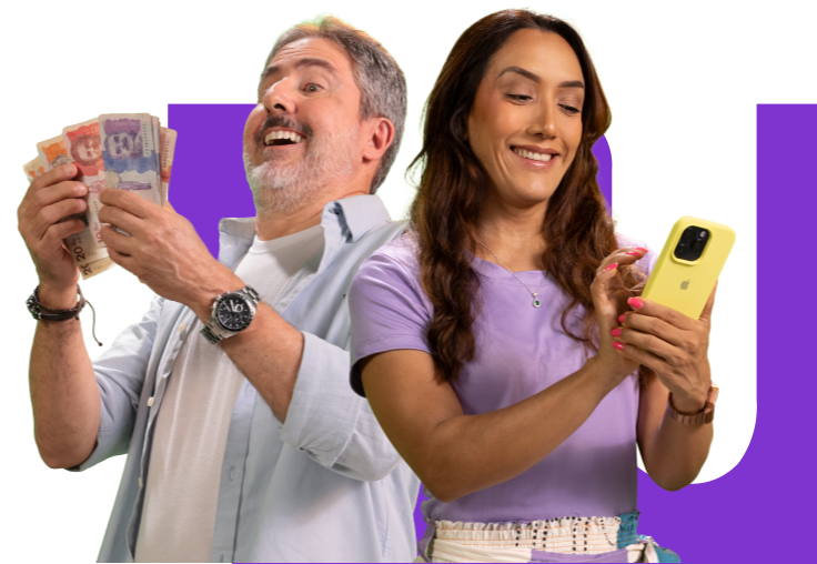 Personas felices abriendo su CDT digital